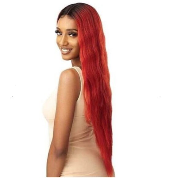 Outre Swiss Lace Front Wig: Leilani (Color Available: DRFF RED VELVET) - Picture 3 of 14